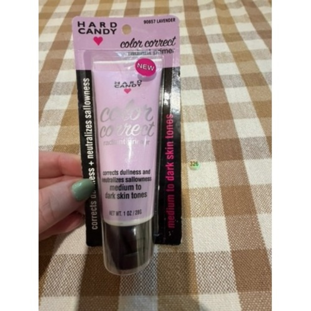 Hard Candy Color Correct Radiant Primer 90857 Lavender 1oz 28g Medium Dark Skin